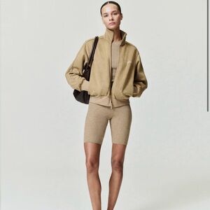 NWT ESSENTIALS
Womens Rib Knit Bike Short